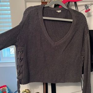 Garage dark green sweater